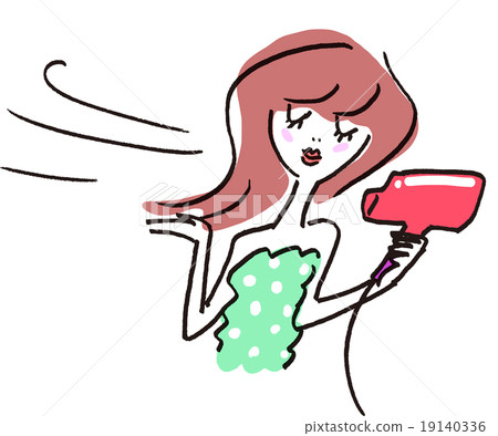 Hair care hair dryer woman 19140336