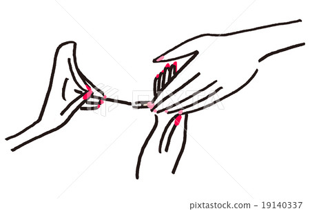 Nail female treatment nail salon 19140337