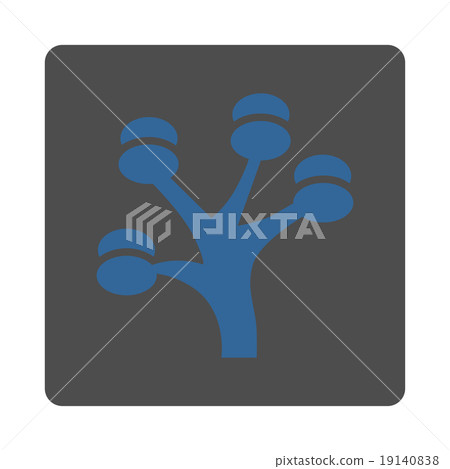 Money Tree Icon from Commerce Buttons OverColor Set Money Tree Icon from Commerce Buttons OverColor Set 19140838