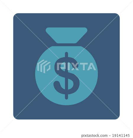 Money Bag Icon from Commerce Buttons OverColor Set Money Bag Icon from Commerce Buttons OverColor Set 19141145