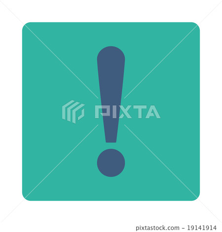 Exclamation Sign flat cobalt and cyan colors rounded button Exclamation Sign flat cobalt and cyan colors rounded button 19141914