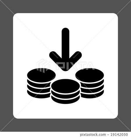 Income Icon from Commerce Buttons OverColor Set 19142030