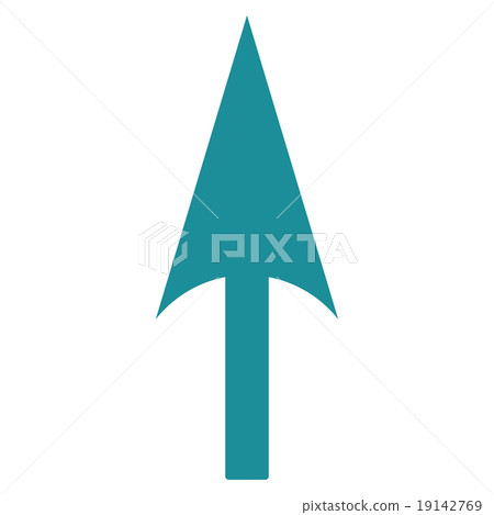 Arrow Axis Y flat soft blue color icon Arrow Axis Y flat soft blue color icon 19142769