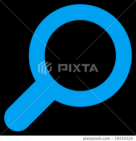 View flat blue color icon - Stock Illustration [19143220] - PIXTA