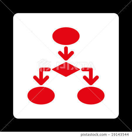 Flowchart Icon from Commerce Buttons OverColor Set Flowchart Icon from Commerce Buttons OverColor Set 19143544