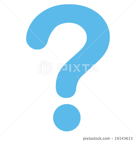 Question flat blue color icon Question flat blue color icon 19143613