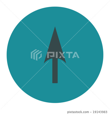 Arrow Axis Y flat soft blue colors round button - Stock Illustration ...