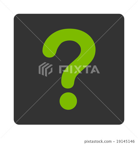 Question flat eco green and gray colors rounded button Question flat eco green and gray colors rounded button 19145146