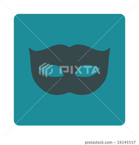 Privacy Mask flat soft blue colors rounded button - Stock Illustration ...