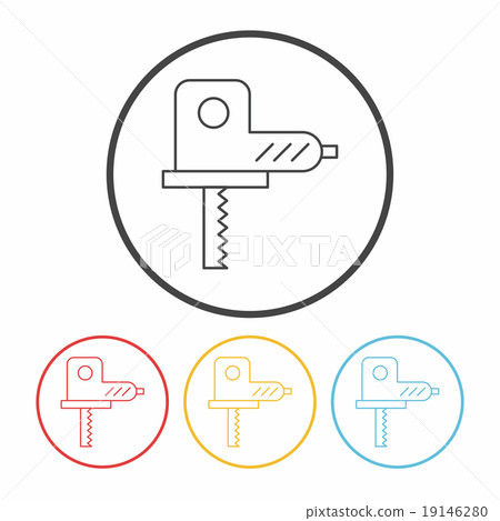 drill line icon 19146280