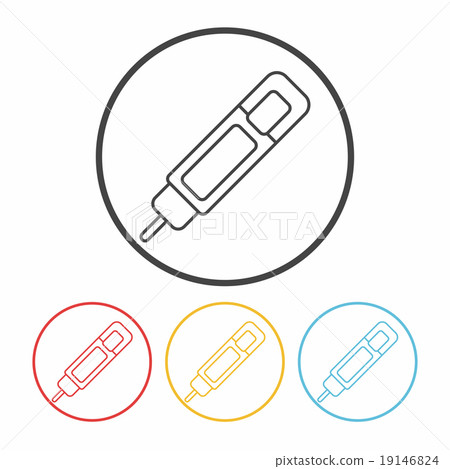Correction Fluid line icon 19146824