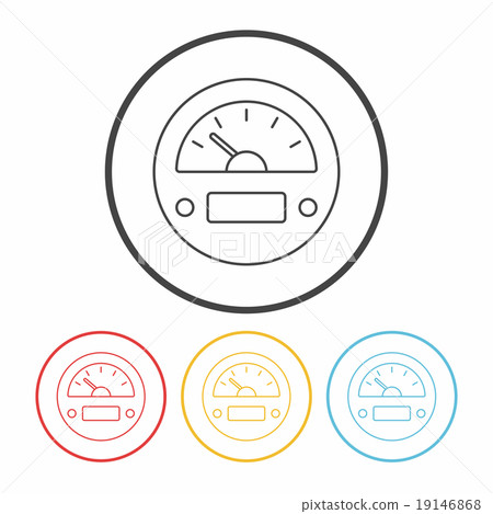 Dashboard line icon Dashboard line icon 19146868
