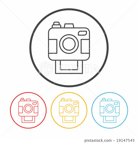 camera line icon camera line icon 19147545