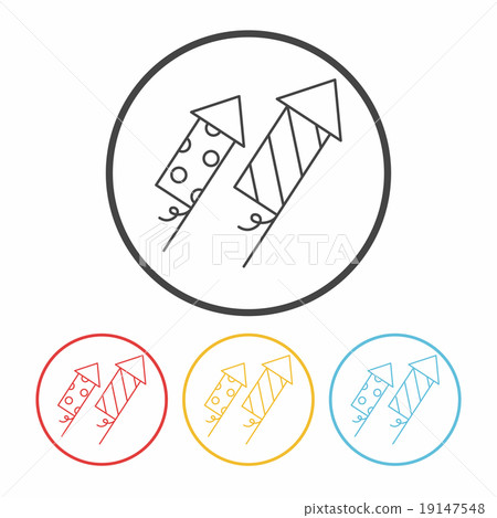 birthday cracker line icon birthday cracker line icon 19147548