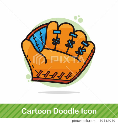 Baseball glove doodle Baseball glove doodle 19148919