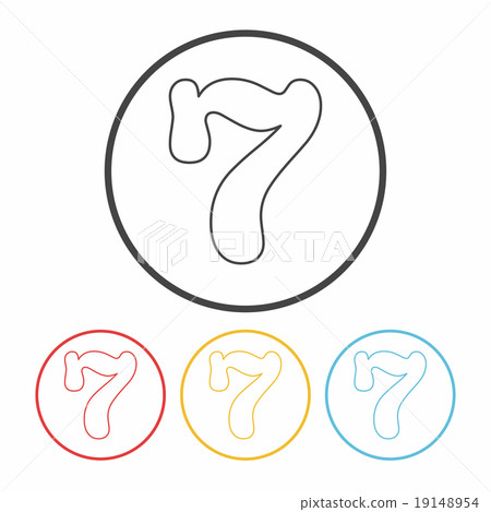 Slot Machine line icon 19148954