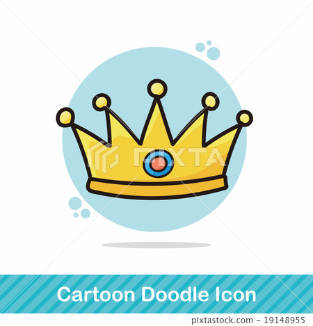 crown doodle 19148955