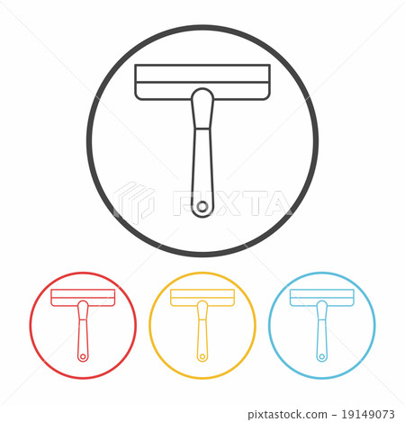 cleaning brush line icon cleaning brush line icon 19149073