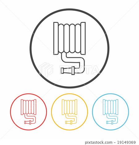 Water pipe line icon Water pipe line icon 19149369