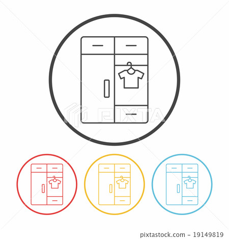 closet line icon closet line icon 19149819