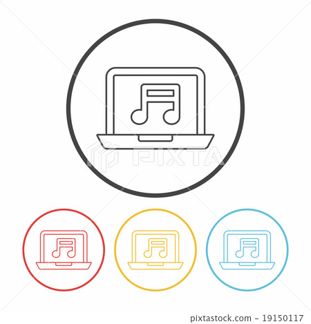 music player line icon 19150117