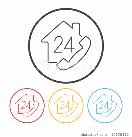 Customer Service line line icon Customer Service line line icon 19150312