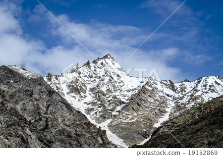 Close up Himalayas mountain in summer time 19152869