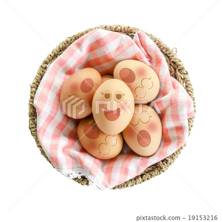 Eggs sleep in Expression Face. 19153216