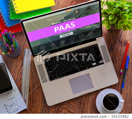 PaaS. Cloud Technology Concept. PaaS. Cloud Technology Concept. 19155962