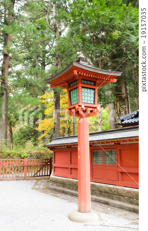 Wooden lamp in temple, Japan Wooden lamp in temple, Japan 19157035