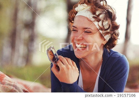 portrait of a young housewife wife 19157106