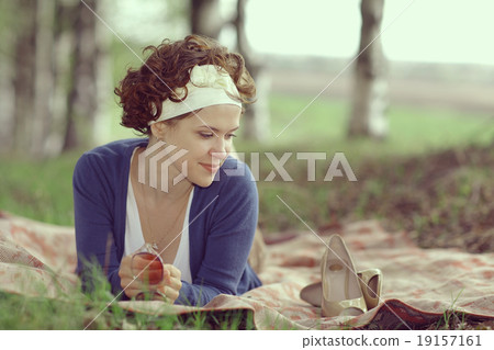 portrait of a young housewife wife portrait of a young housewife wife 19157161