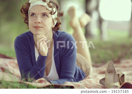 portrait of a young housewife wife portrait of a young housewife wife 19157185