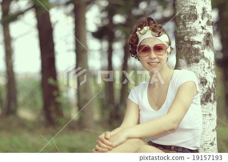 portrait of a young housewife wife 19157193