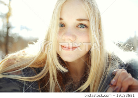 Stock Cute Blond Teen 104