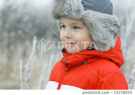children playing in the winter field children playing in the winter field 19159059