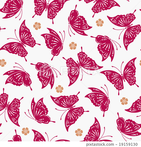 Japanese Butterfly Pattern 19159130