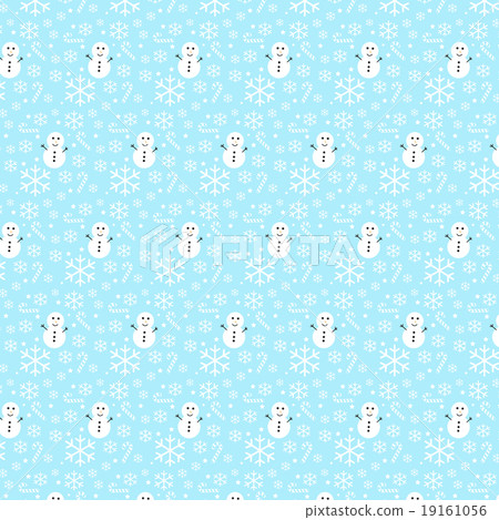 Vector seamless Christmas pattern with snowflakes Vector seamless Christmas pattern with snowflakes 19161056
