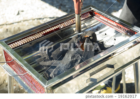 charcoal fire, person, Japanese people 19162017