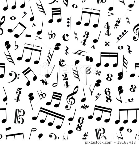 Many music signs and note on white background 19165418