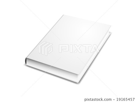 Book cover mock-up isolated on white 19165457