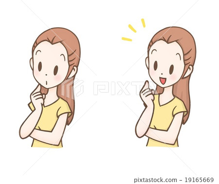 想知道的婦女的例證 想知道的婦女的例證 19165669