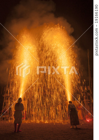 手隧道煙花奈良Tatsuta Taisea槍支 19166190