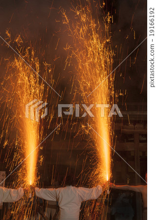 Hand tunnel fireworks Nara Tatsuta Taisea firearms 19166192