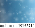 Abstract winter snow bokeh blur background. 19167514