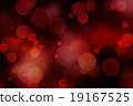 Red bokeh light, defocus blur background. 19167525