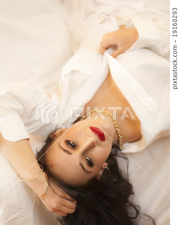 Young Lady on Sofa 19168293