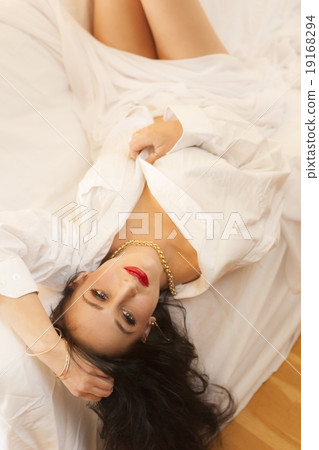Young Lady on Sofa Young Lady on Sofa 19168294