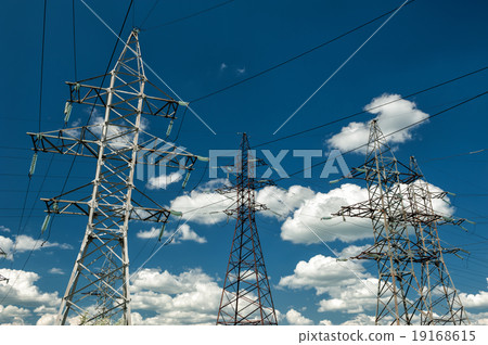 high voltage power lines high voltage power lines 19168615
