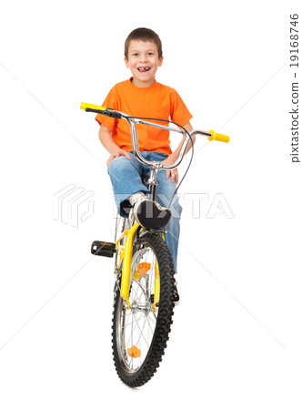 boy on bicycle boy on bicycle 19168746